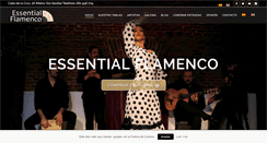 Desktop Screenshot of essentialflamenco.com